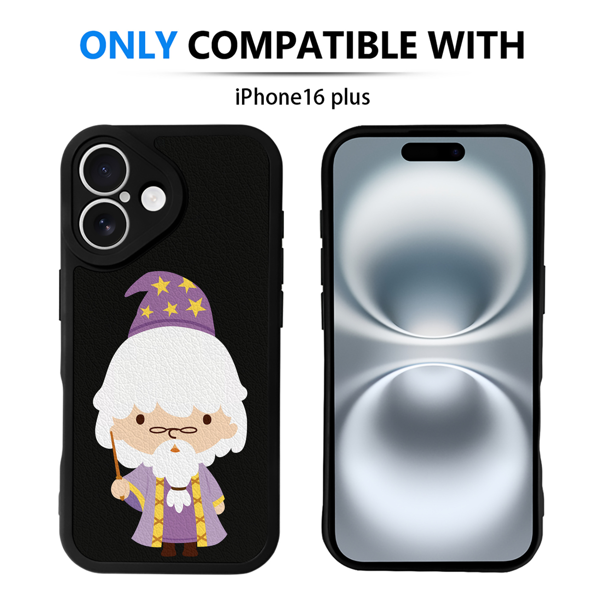 （画像用） Harry Potter ハリー・ポッターシリーズ 【iPhone 16シリーズ対応】シリコンスマホケース（レザー調） 材質：シリコン